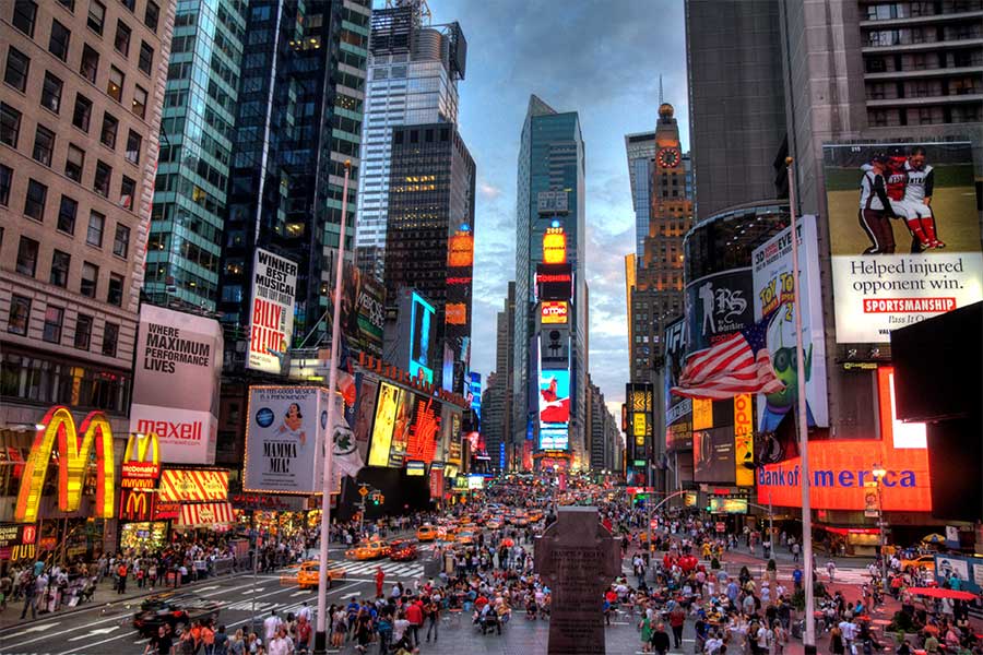 The population of New York City